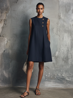 Heather Asymmetric Tunic