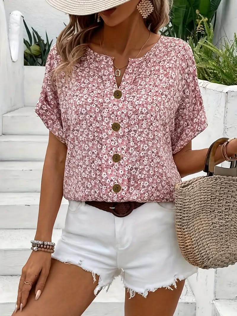 LILLIE BUTTONS SPRING TOP