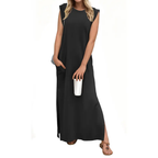 LYDIA™ – Breezy Split Pocket Maxi Dress