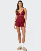 Midnight Kiss Lace Set